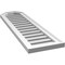 Ekena Millwork Octagonal Top Surface Mount PVC Gable Vent w/ 2"W x 1-1/2"P Brickmould Frame, 12"W x 42"H GVPOT12X4202SF - alternate 3